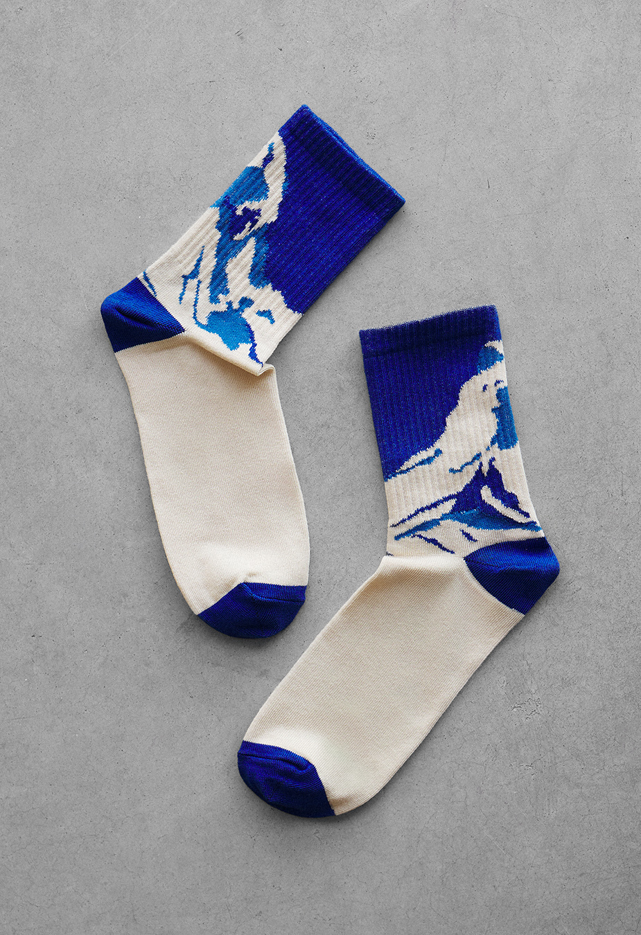 Skarpety Staff blue & milk