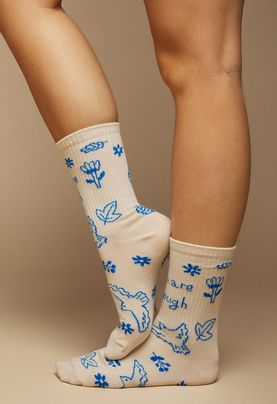 Skarpety Staff milk & blue