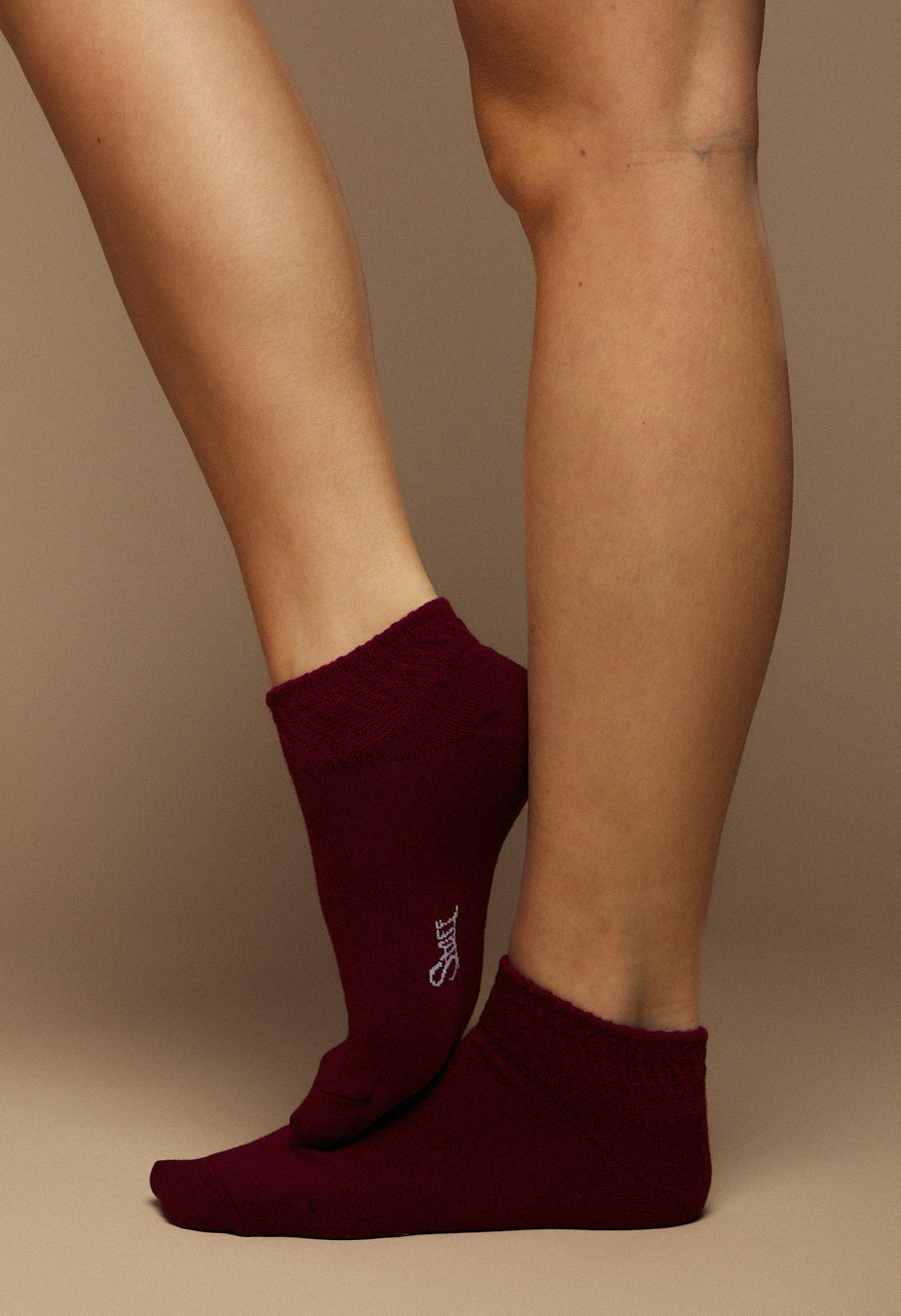 Skarpety Staff bordo logo