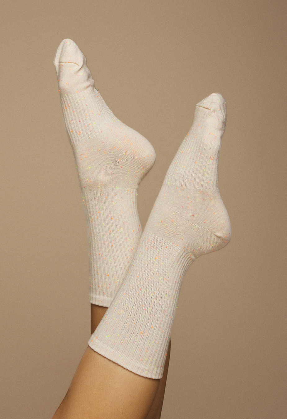 Skarpety Staff logo light beige