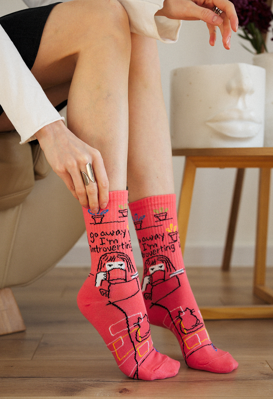 Skarpety Staff go away