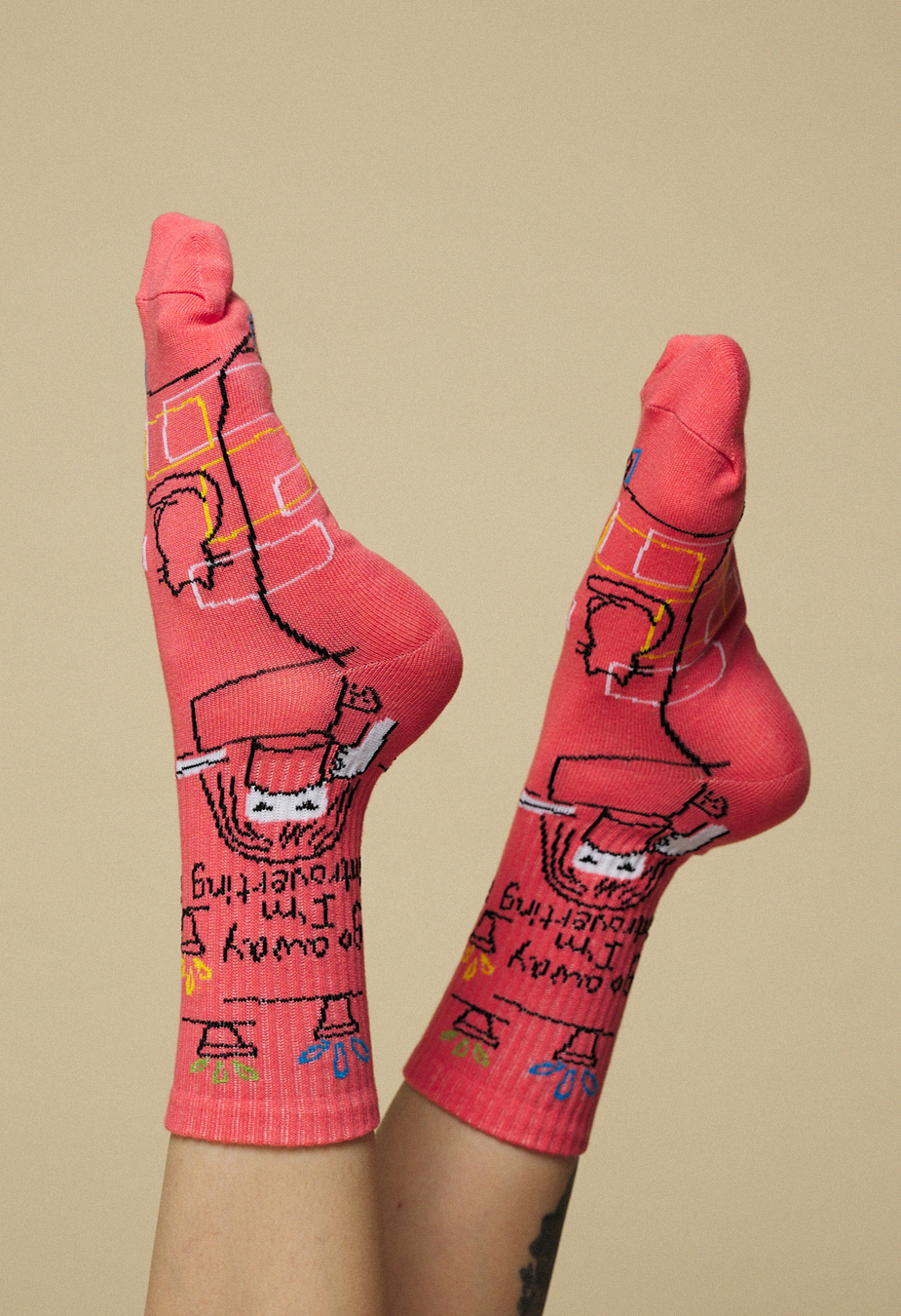 Skarpety Staff go away