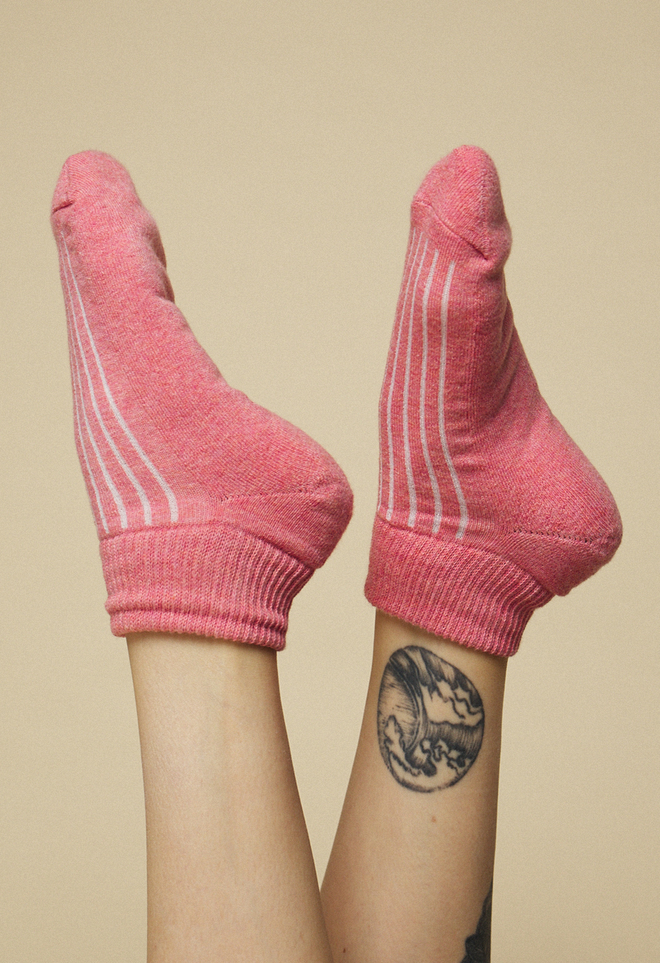 Skarpety Staff coral logo (ocieplane)