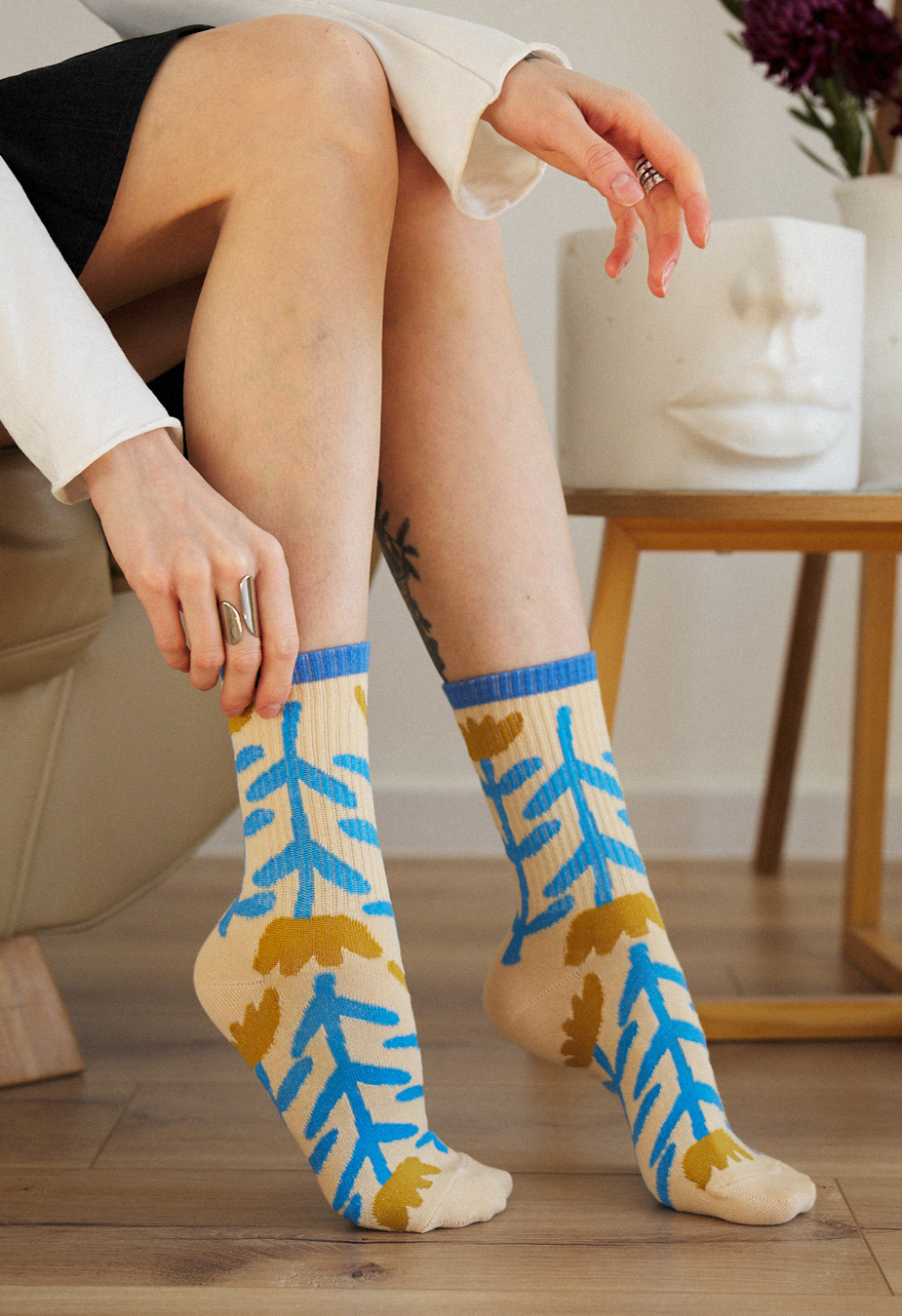 Skarpety Staff flower