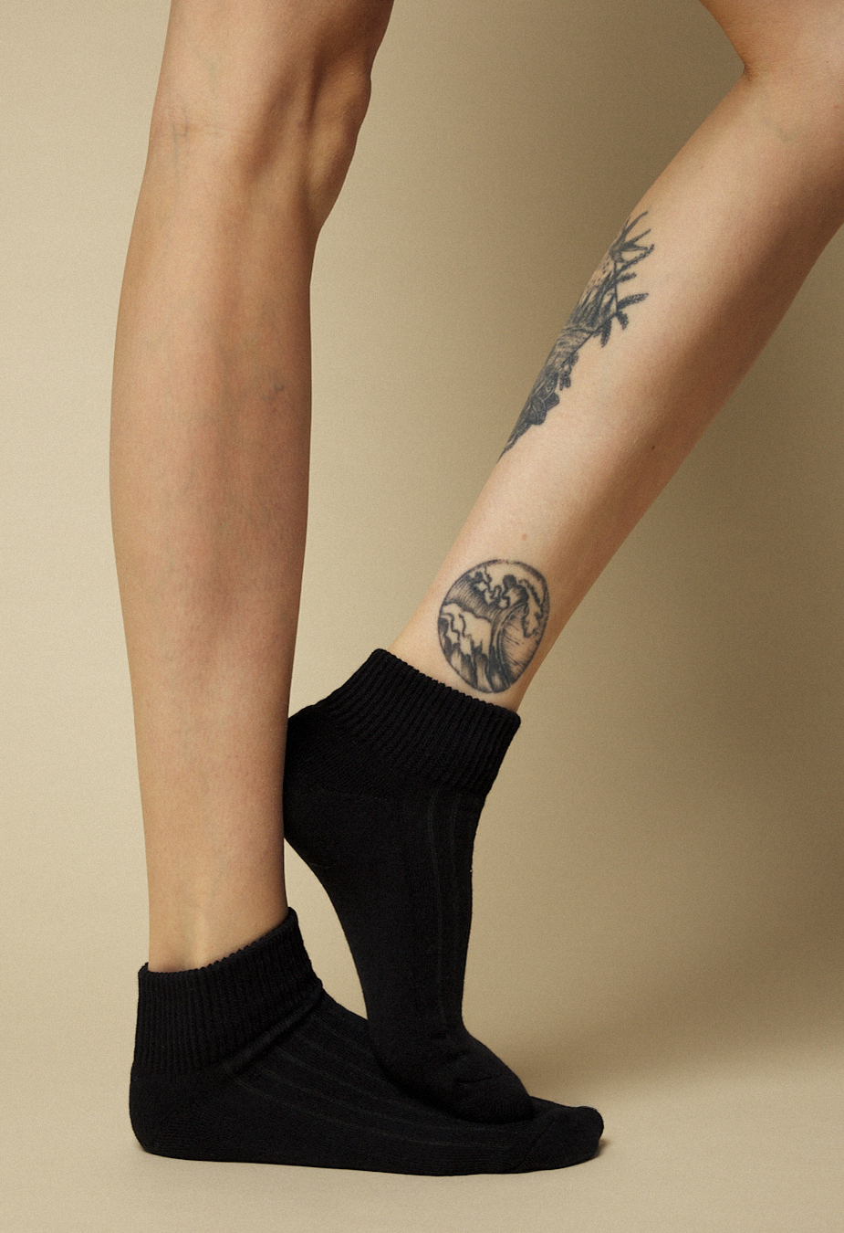 Skarpety Staff black logo (ocieplane)