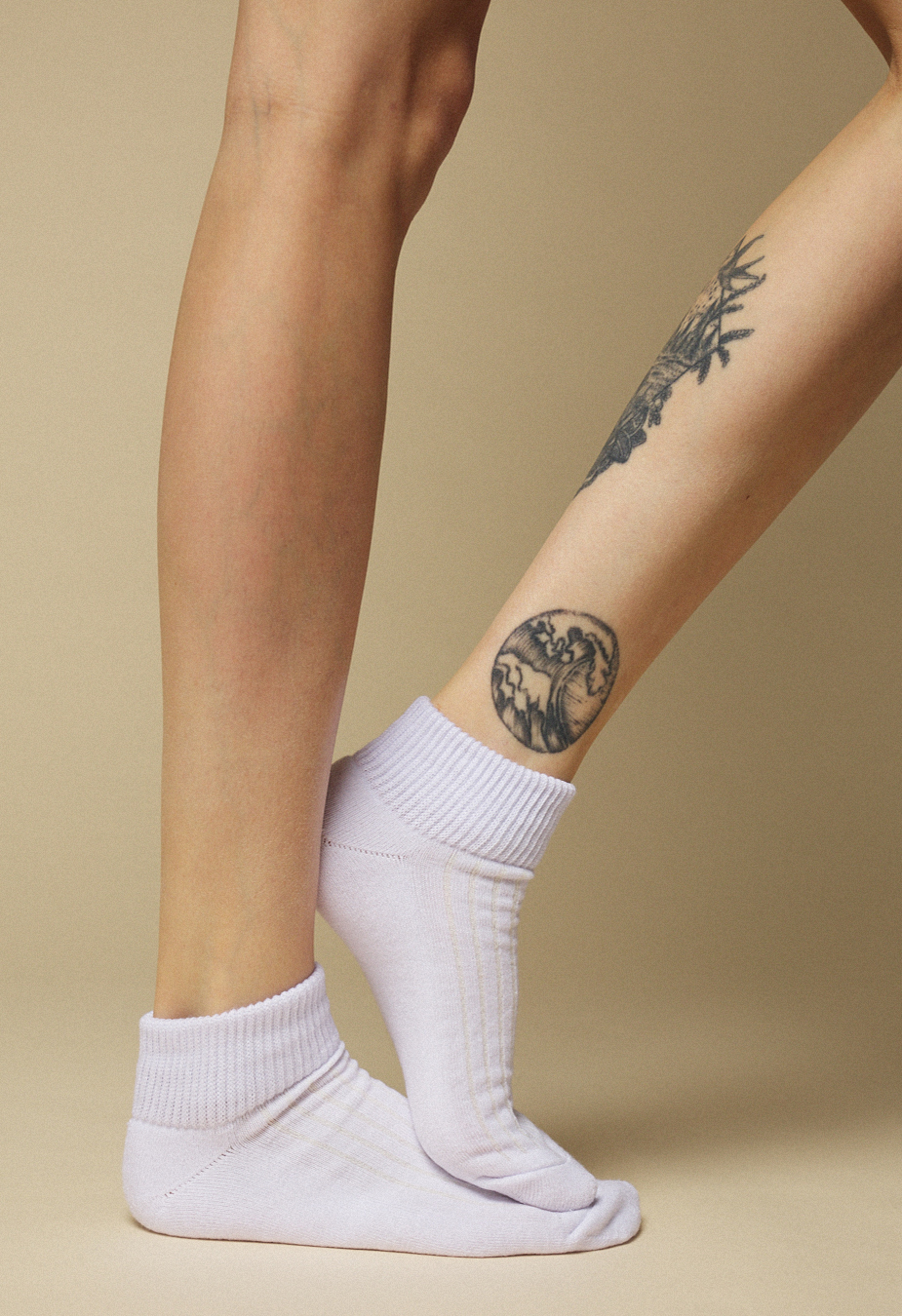 Skarpety Staff white logo (ocieplane)