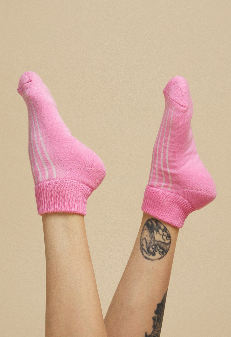 Skarpety Staff pink logo (ocieplane) (r.39-41)