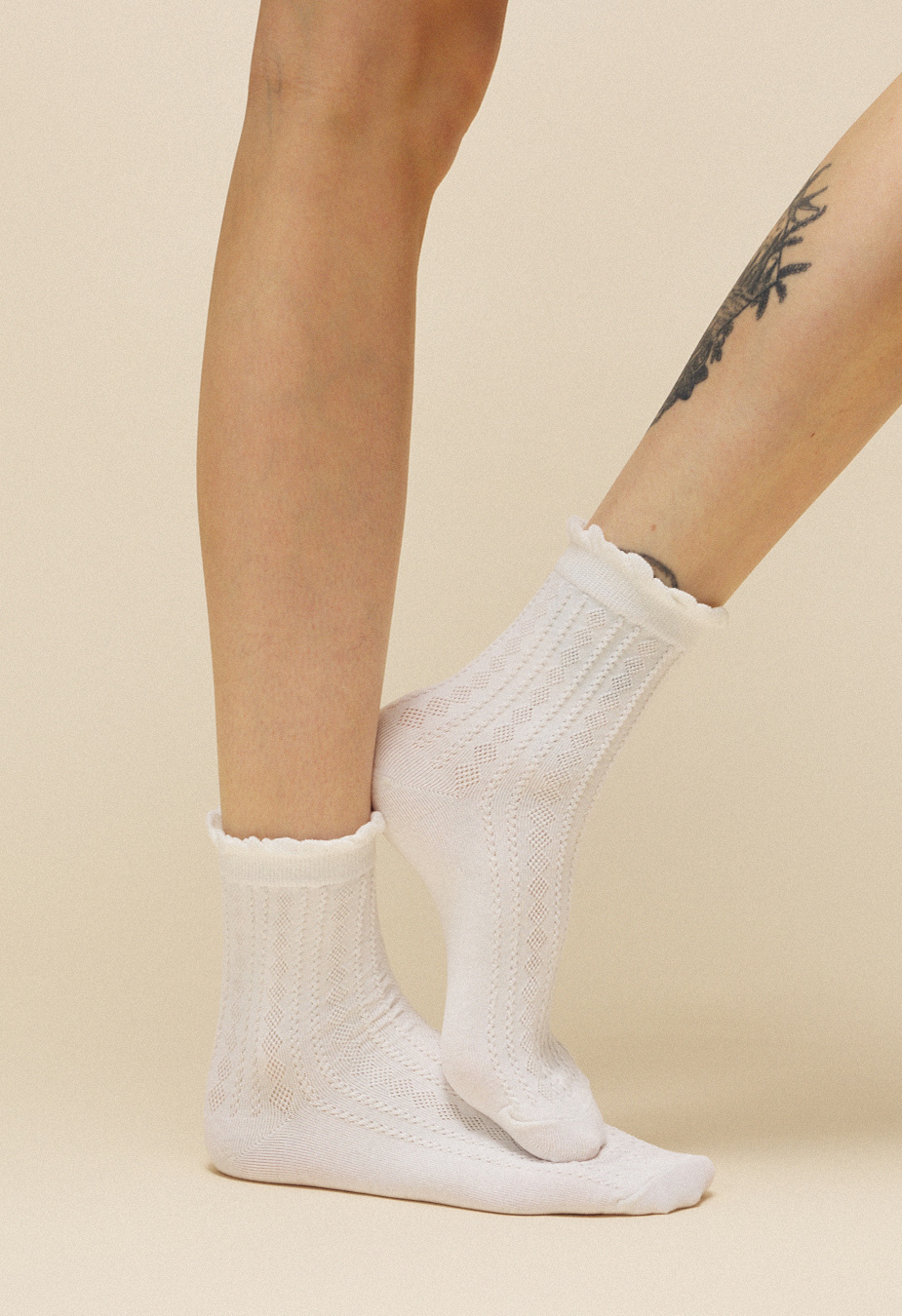 Skarpety Staff white