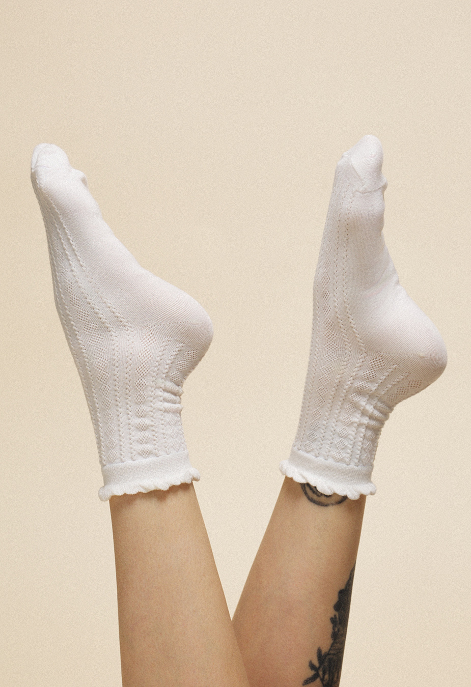 Skarpety Staff white