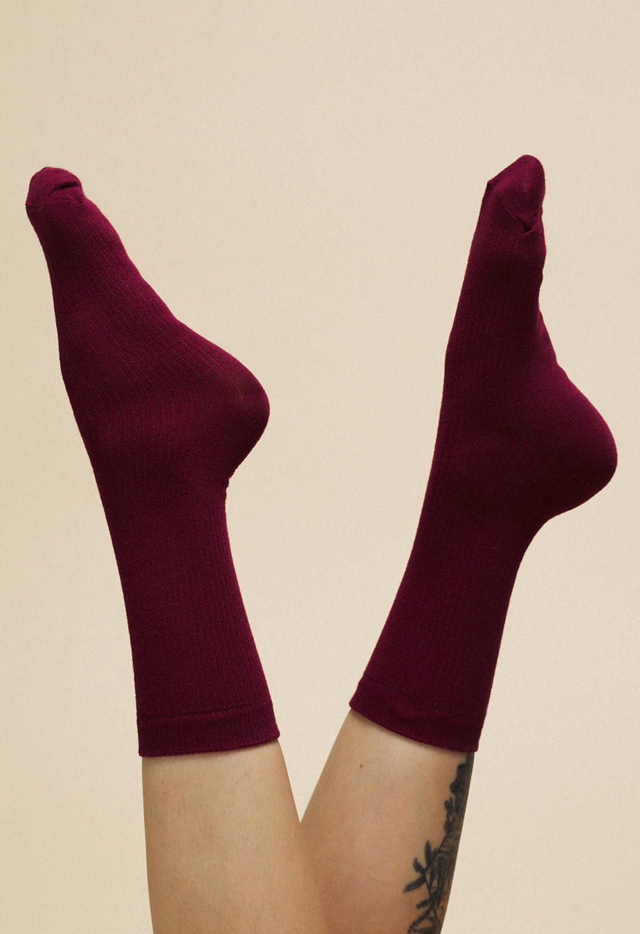 Skarpety Staff bordo