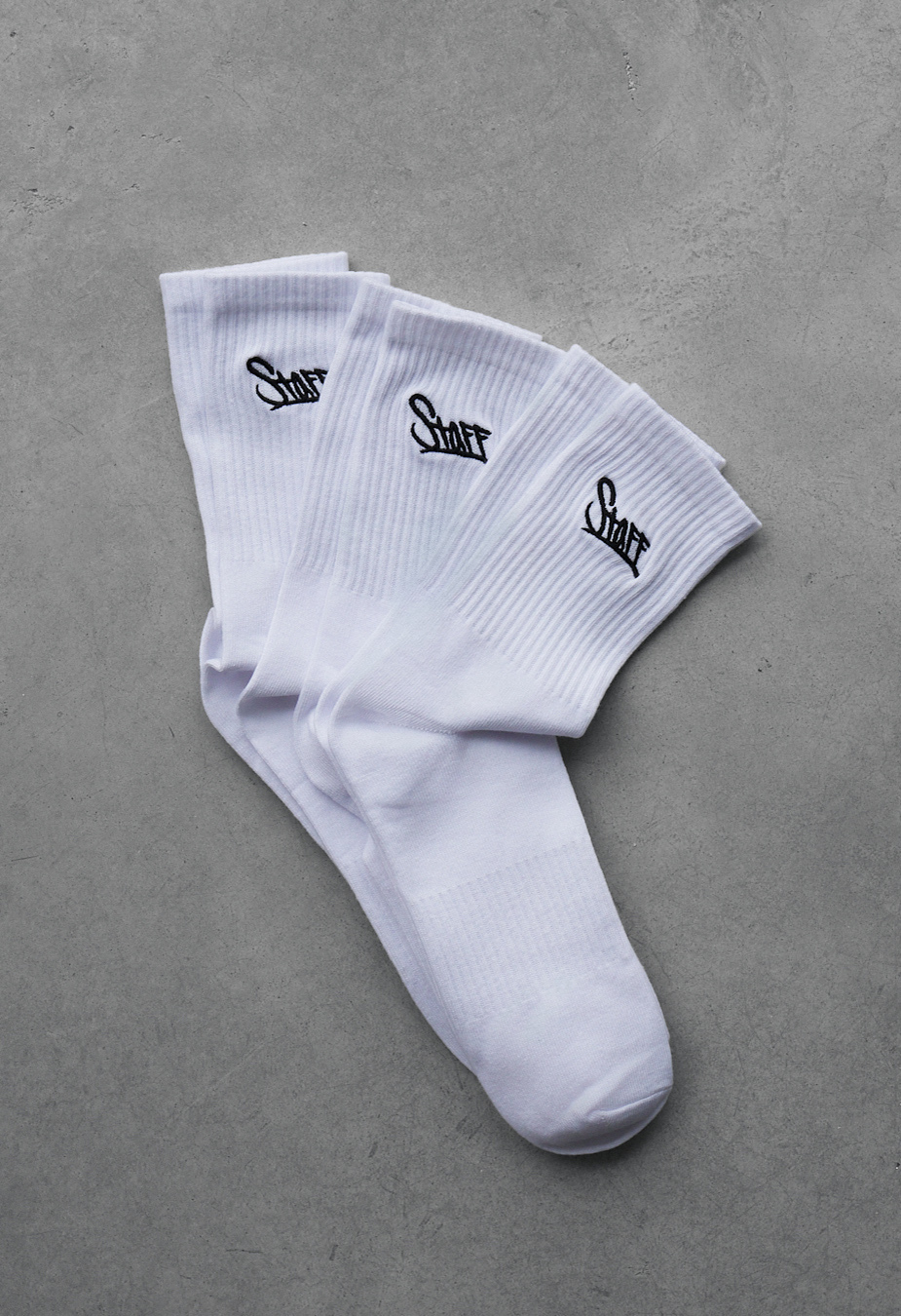 Skarpety Staff white logo (tzry) (r.39-42)