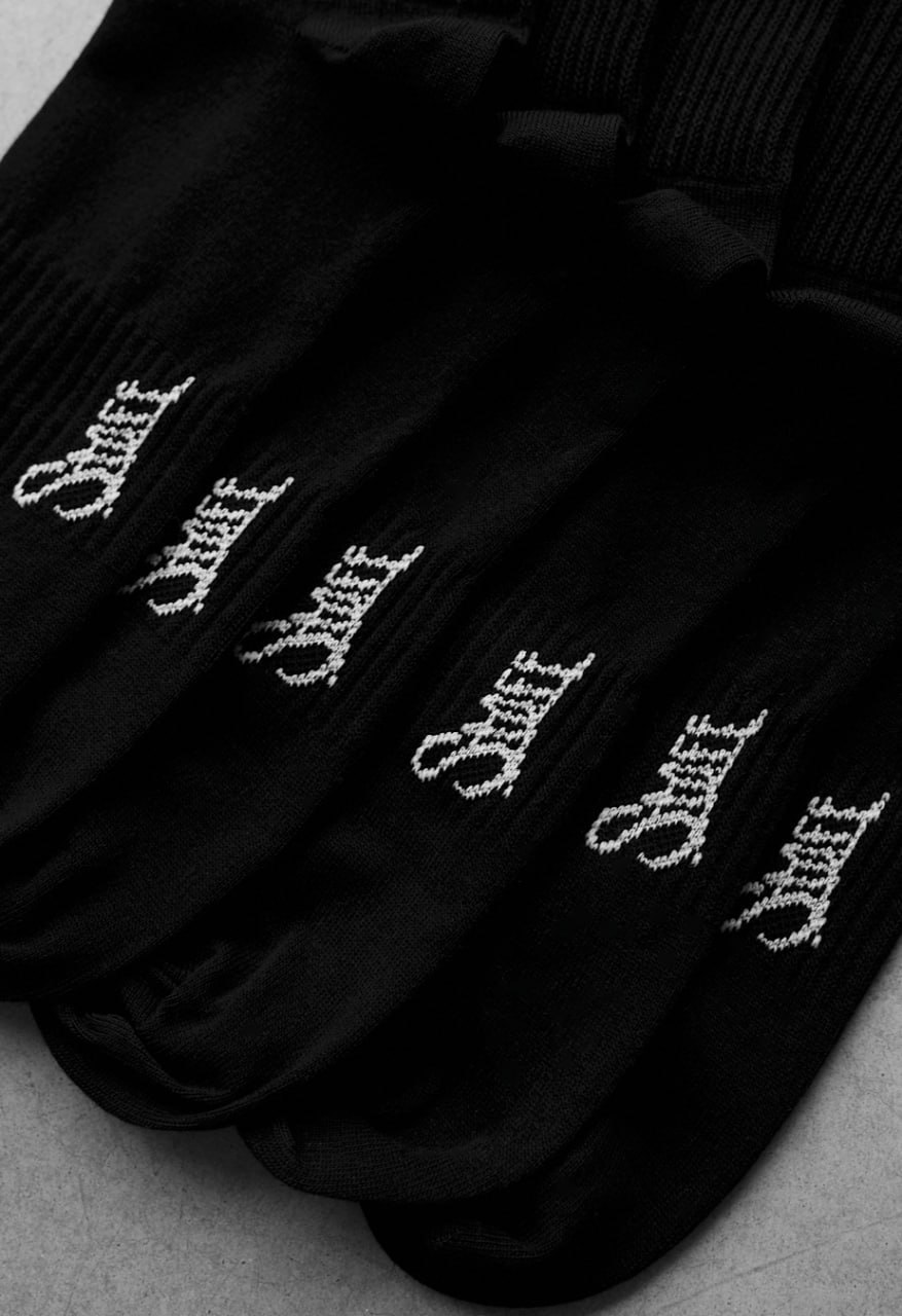 Skarpety Staff black logo (3 pary) (r.39-42)