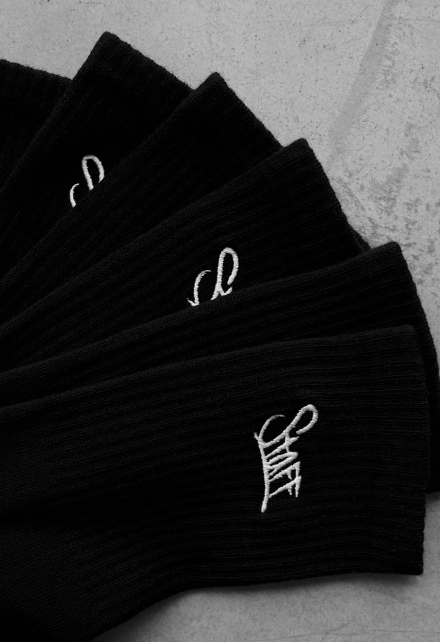 Skarpety Staff black logo (3 pary) (r.39-42)