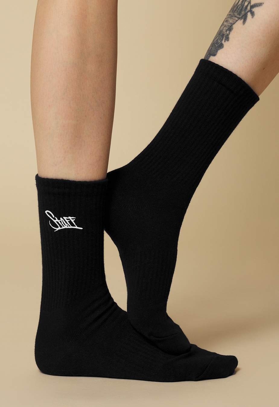 Skarpety Staff black logo (тtrzy pary) (r.36-38)