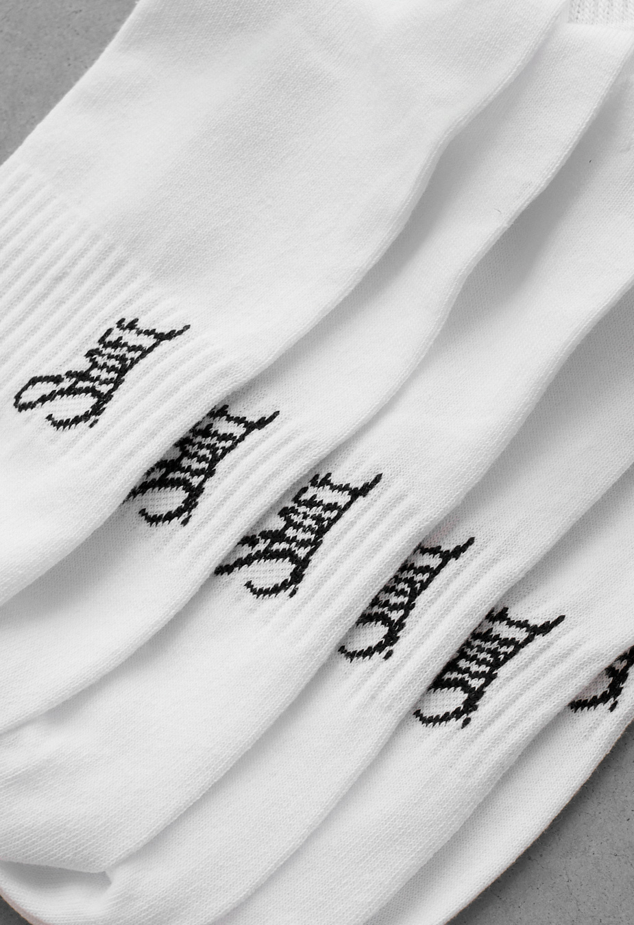 Skarpety Staff white logo (3 pary) (r.43-46)