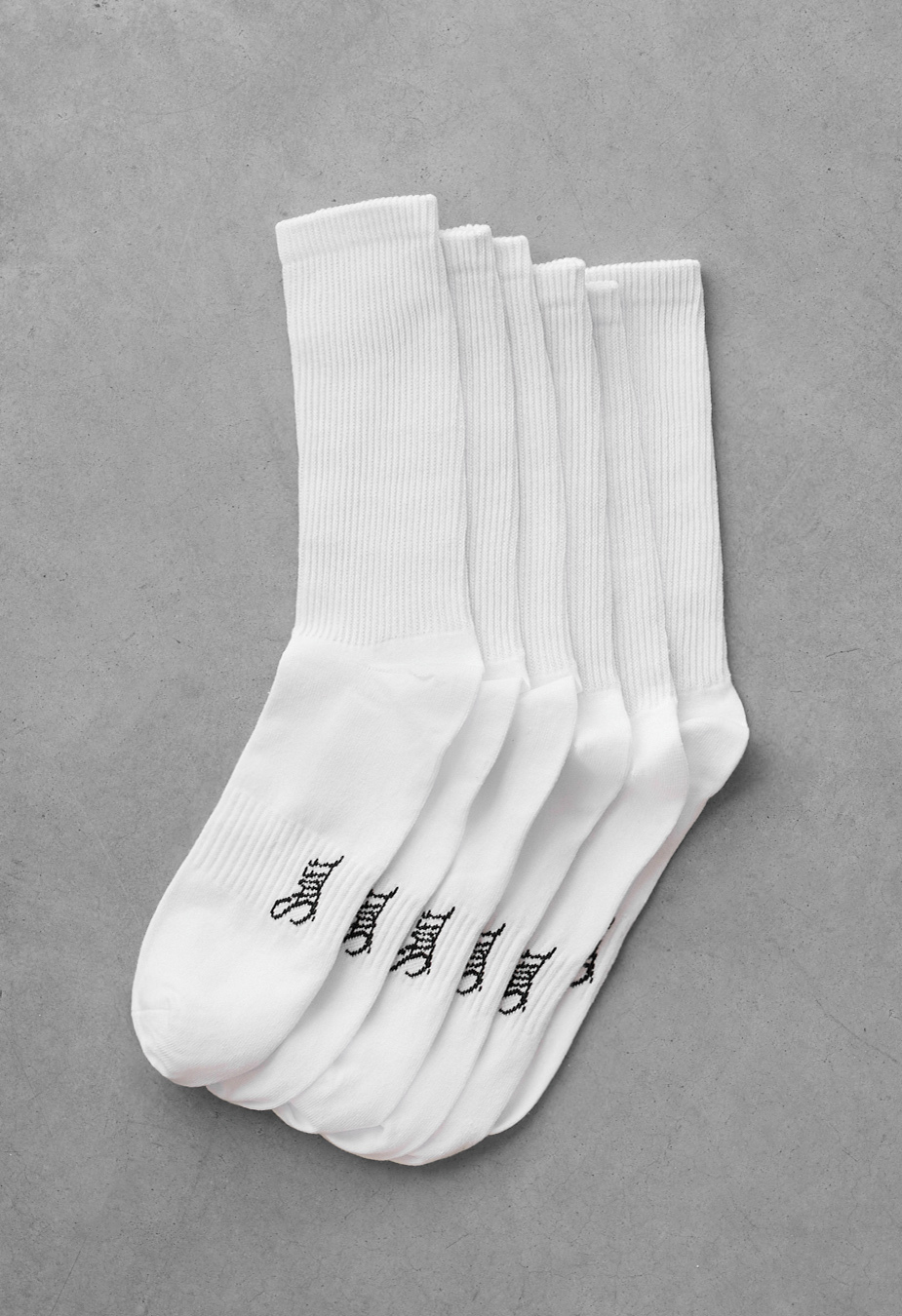 Skarpety Staff white logo (3 pary) (r.43-46)