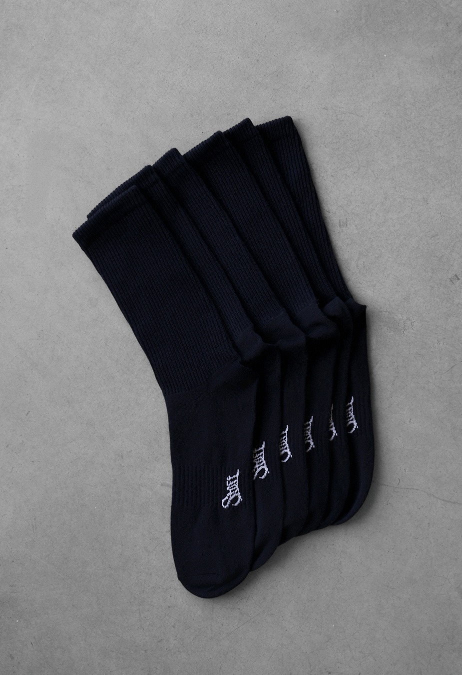 Skarpety Staff navy logo (3 pary) (r.39-42)