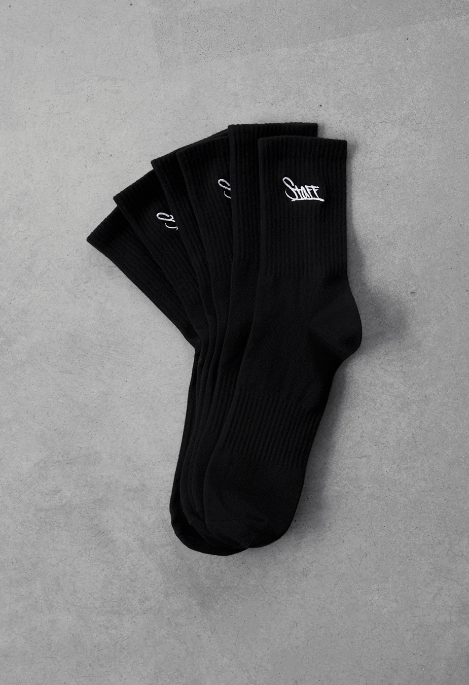 Skarpety Staff black logo (trzy pary) (r.43-46)