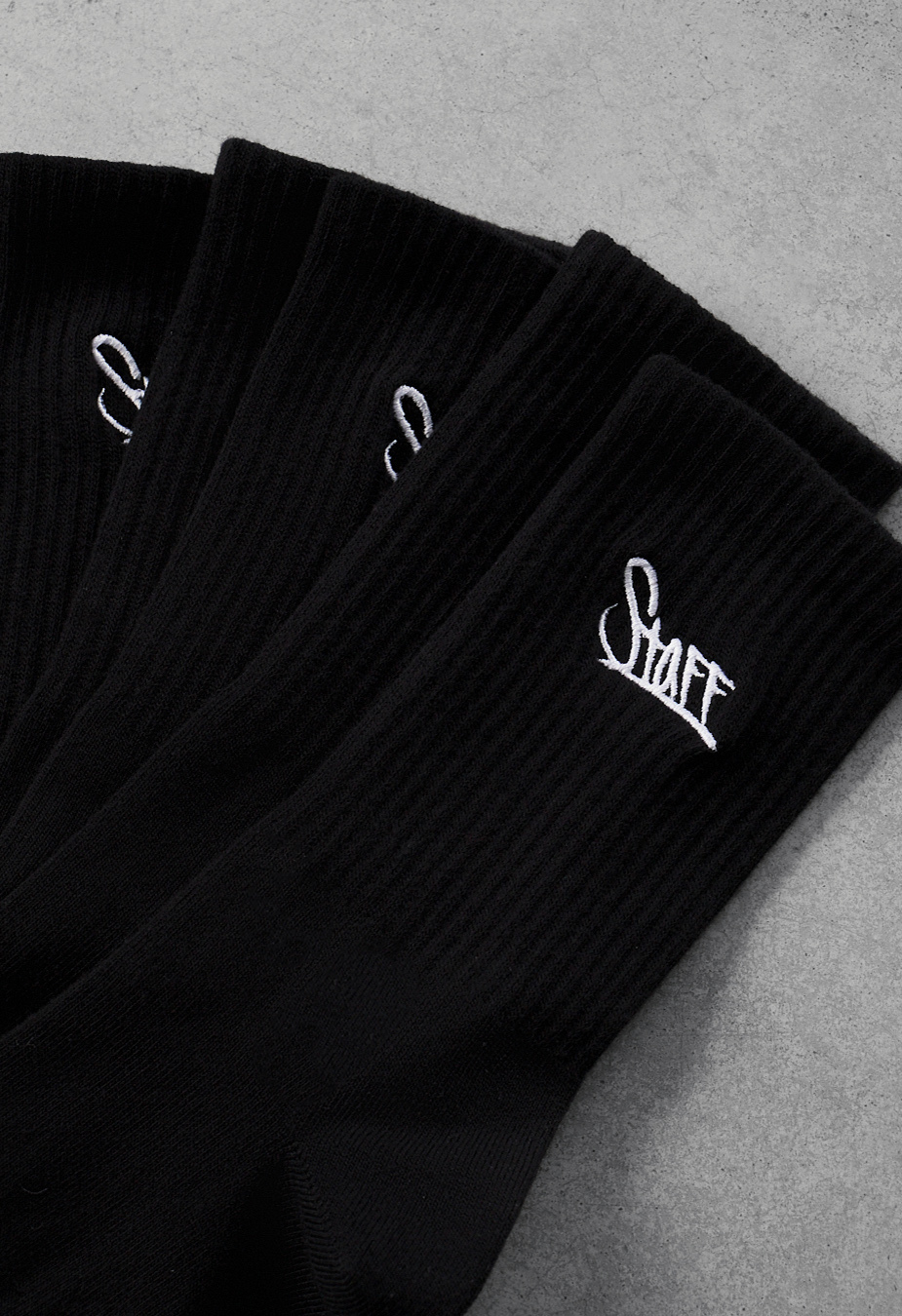 Skarpety Staff black logo (trzy pary) (r.43-46)