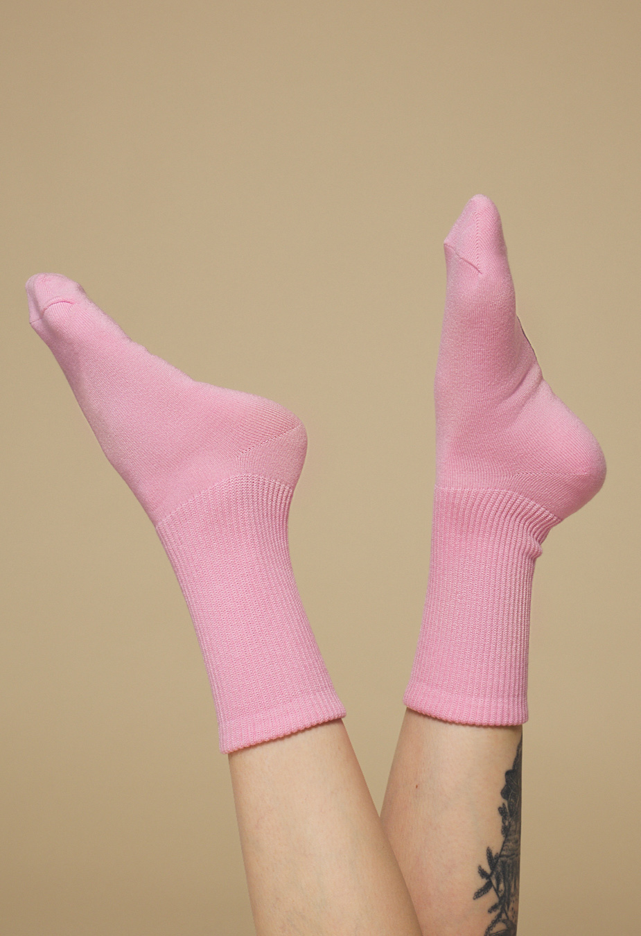 Skarpety Staff pink/yellow/light blue logo (trzy pary) (r.36-38)
