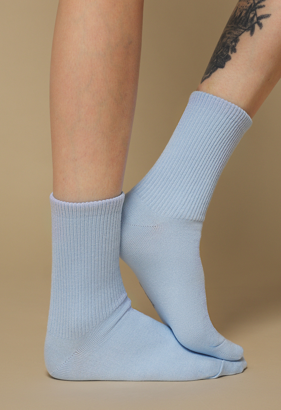 Skarpety Staff pink/yellow/light blue logo (trzy pary) (r.36-38)