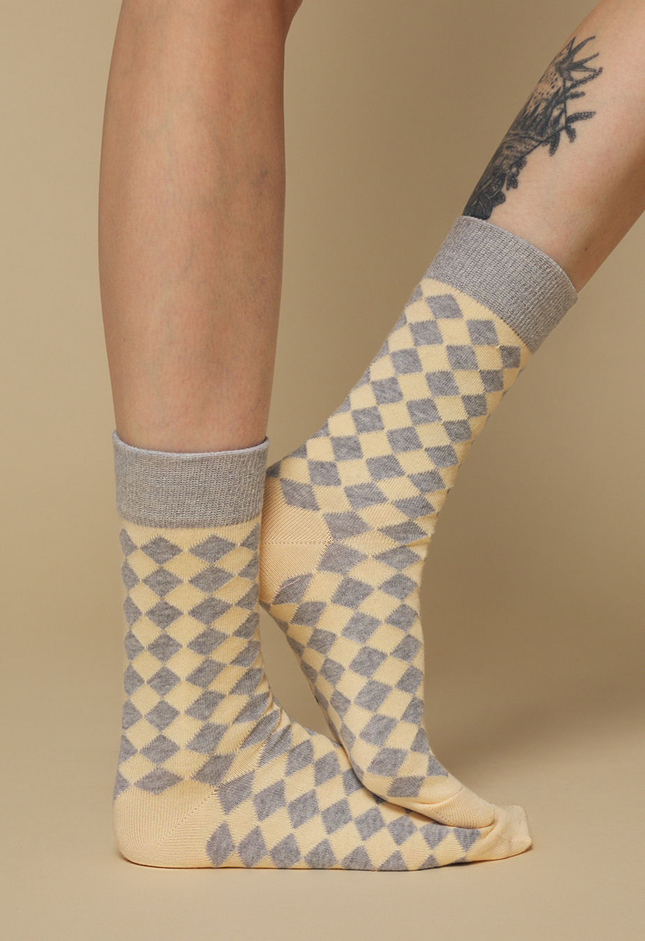 Skarpety Staff gray & beige