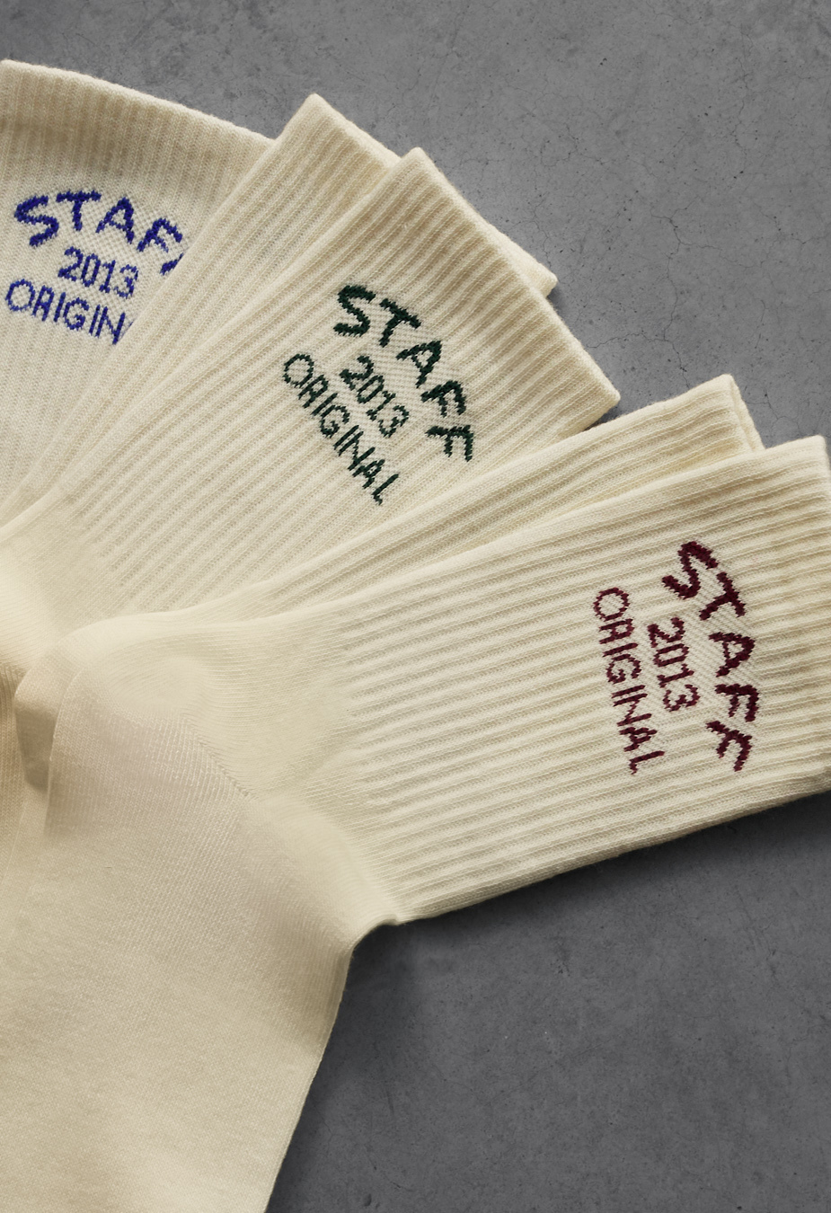 Skarpety Staff original milk (trzy pary) (r.40-45)