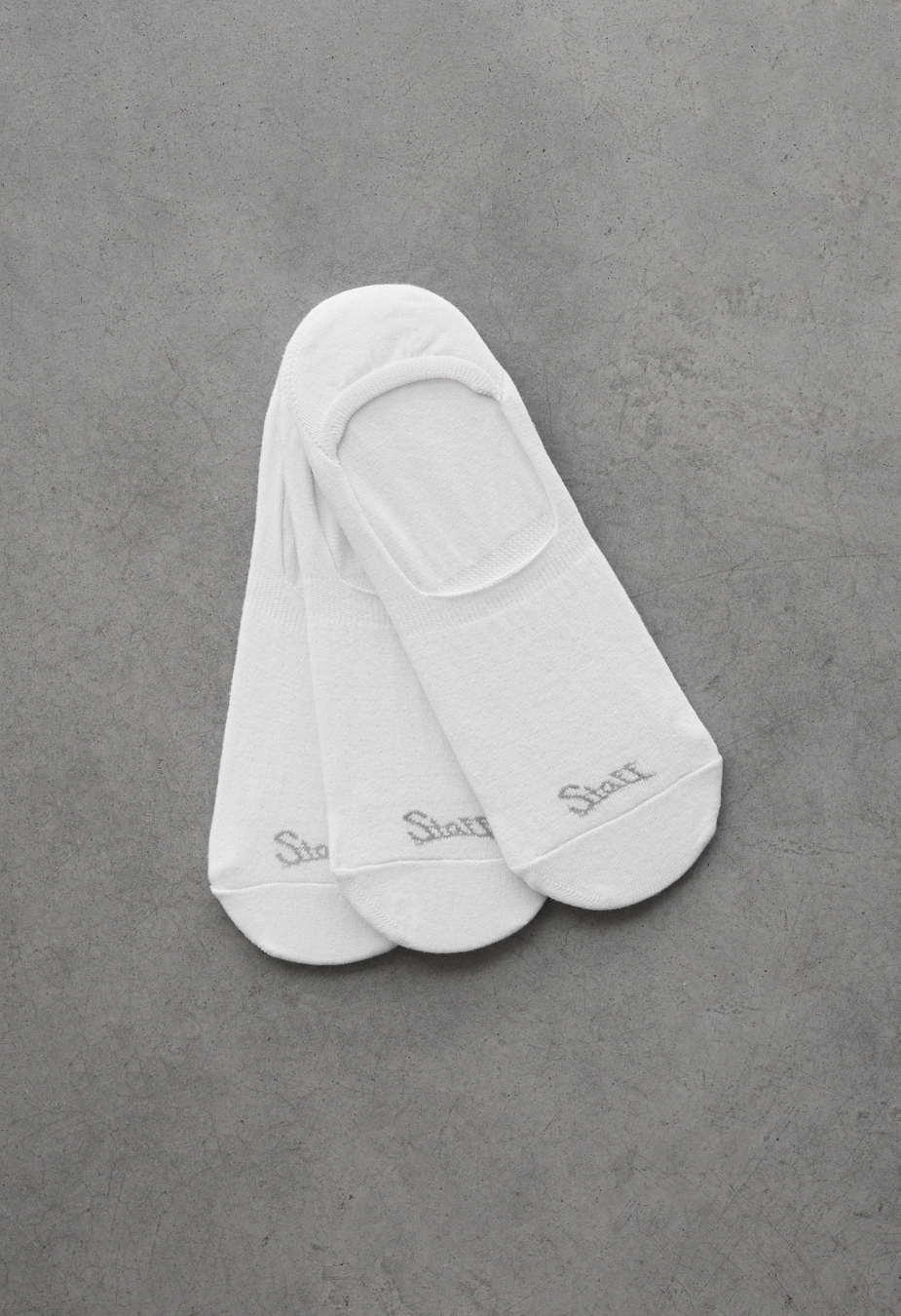 Skarpety Staff white logo (trzy pary) (r.43-46)