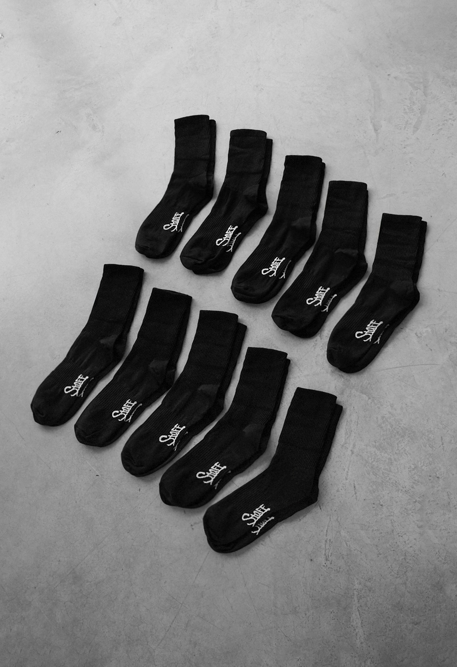 Skarpety Staff black (10 par) (r.39-42)