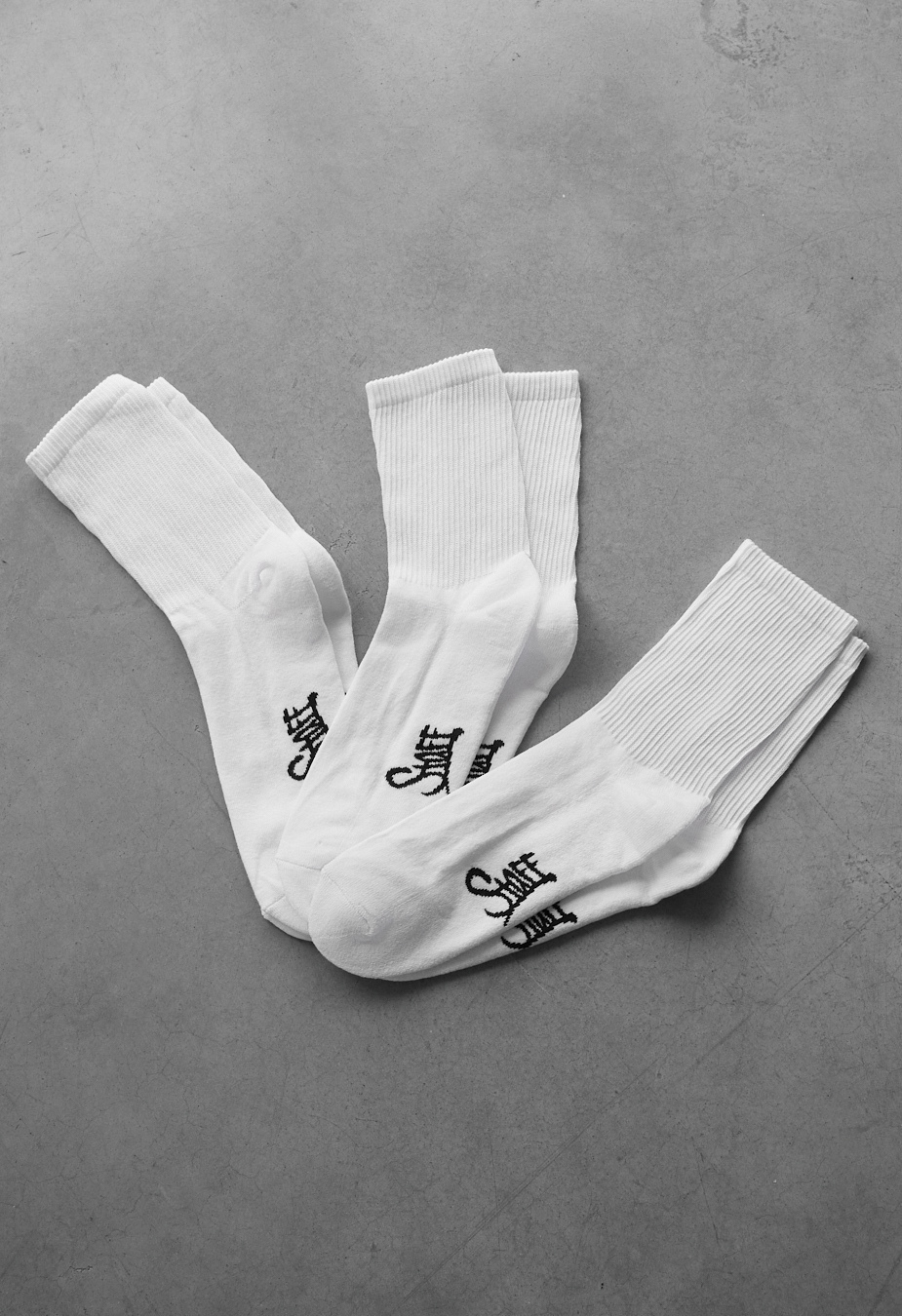 Skarpezy Staff white  (3 pary) (r.39-42) (ocieplane)